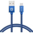 Swissten 71521208 USB / USB-C, 1,2m, modrý