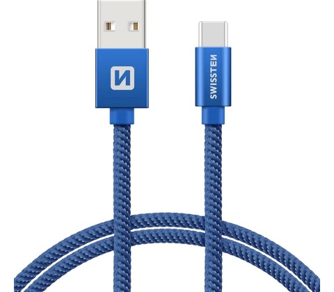 Swissten 71521208 USB / USB-C, 1,2m, modrý