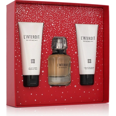 Givenchy L’Interdit EDP 50 ml + telové mlieko 75 ml + sprchový olej 75 ml darčeková sada