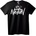 NOONEBRAND Тениска Neton корона - 5XL, Black