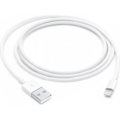 Apple Кабел Apple Lightning to USB-A Cable, 1 м, бял (MUQW3ZM/A)
