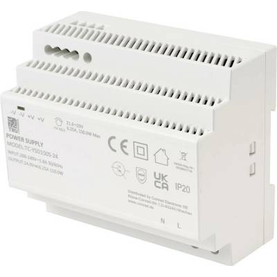 TRU COMPONENTS TC-YSD150S-24 sieťový zdroj na montážnu lištu (DIN lištu), 24 V/DC, 6.25 A, 150 W, výstupy 1 x