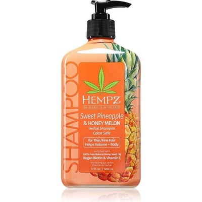 HEMPZ Sweet Pineapple Honey Melon hydratačný šampón na vlasy 500 ml