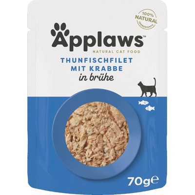 Applaws filet z tuňáka s krabem 12 x 70 g