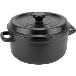 HORECANO HOME-Касерола 4.5L Ø25xh12cm ЧЕРНА (HC-08269) (0108269)