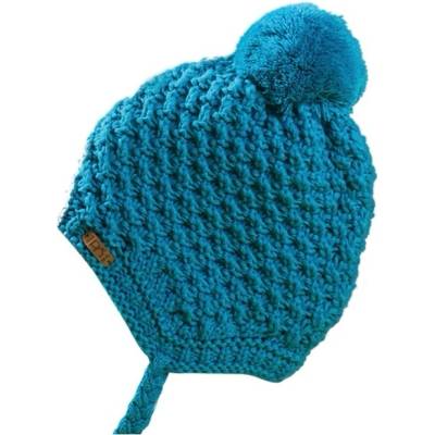 dětská celopodšitá pletená čepice Pletex H126 tyrkysová