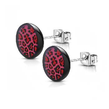 Image 1 of Talitha Обеци „Червен леопард