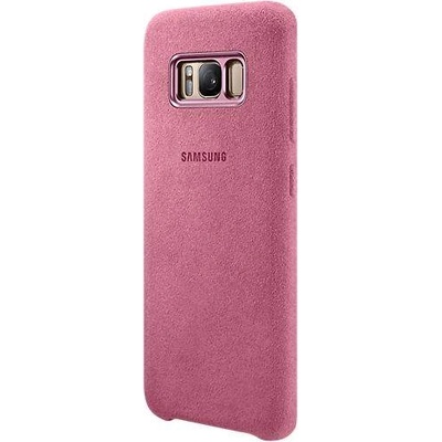 Samsung Alcantara Cover EF-XG950APEGWW - оригинален кейс от алкантара за Samsung Galaxy S8 (розов)