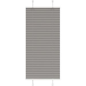 vidaXL Плисирана щора Антрацит 55x150 cm Ширина на плата 54, 4 cm (4015083)