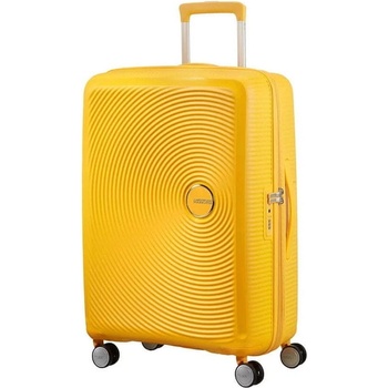 American Tourister Soundbox Spinner 32G žltá 97/110 l