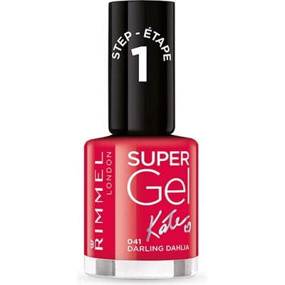 Rimmel London Gelový lak na nehty Super Gel 008 Girl Group Blush 12 ml