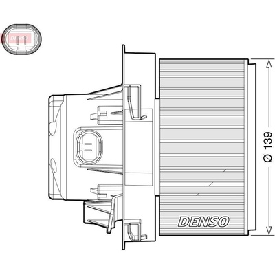 Vnitřní ventilátor DENSO DEA21012