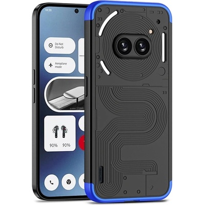 GKK 360° Ochranný kryt Nothing Phone 2a / (2a) Plus čierny-modrý 76221