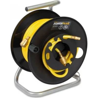 Power Plus Макара за въздушен маркуч Power Plus POWAIR0210 / 20м (5400338053368)