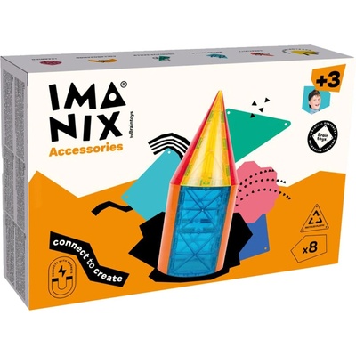 IMANIX Magnetická stavebnica classic CURVED - 8KS