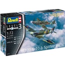 Revell Plastic Modelkit letadla 03711 Me262 & P 51B 1:72