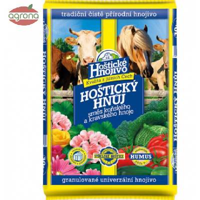 Hoštický hnoj 10kg zmes kravský a konský Forestina
