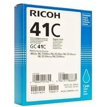 Ricoh Мастило гел RICOH GC41C, 2200 копия Cyan RICOH-INK-GC41C (RICOH-INK-GC41C)