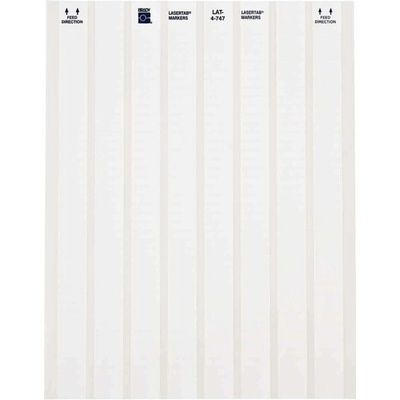 Brady LAT-5-747-10 / 029712, LaserTab Laser Printable Labels, 20.32 mm x 12.70 mm