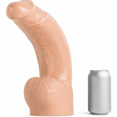 Mr. Hankey’s Toys Lance Woods XXL, prémiové silikónové dildo s Vac-U-Lock 41,3 x 7,8–10,8 cm