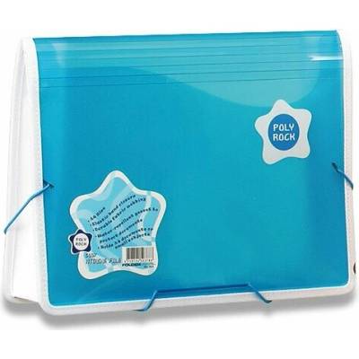 Poly Rock Dosky na dokumenty A4 modrá