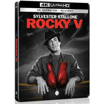Rocky V 4K Ultra HD Blu-ray bez CZ + Blu-ray s CZ Steelbook 2BD