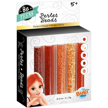 Buki France Тубички с мъниста Buki France - Червени (BKPE004)