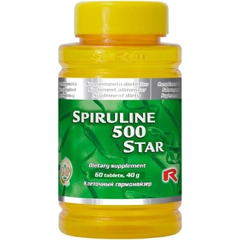 Starlife Spiruline 500 Starpre podporu imunitného systému činnosti čriev a vitality 60 kapsúl