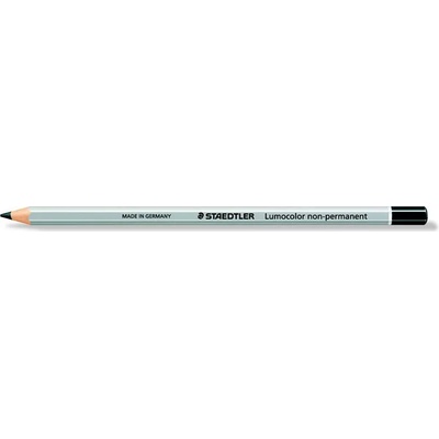 STAEDTLER Молив за маркиране, шестоъгълен, цялостен, миещ се (омнихром), STAEDTLER "Lumocolor 108", черен 108-9 (108-9)