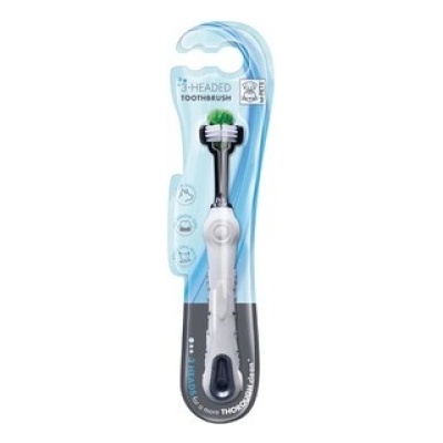 M-PETS 3-HEADED Toothbrush - Четка за зъби - 3D, 17 х 2, 3 см, Белгия - 10125599