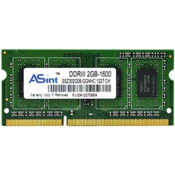 ASint DDR3 2GB 1600MHz CL11 SSZ302G08-GGNHC