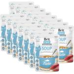 Brit Care Котешка супа с риба тон 15 x 75 г