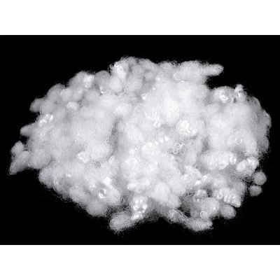 Prima-obchod Výplň - kuličky z dutého vlákna nebělené 1 kg, barva bílá nebělená