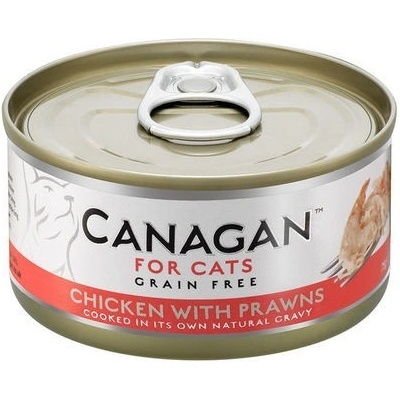 Canagan Cat kura s krevetami 75 g