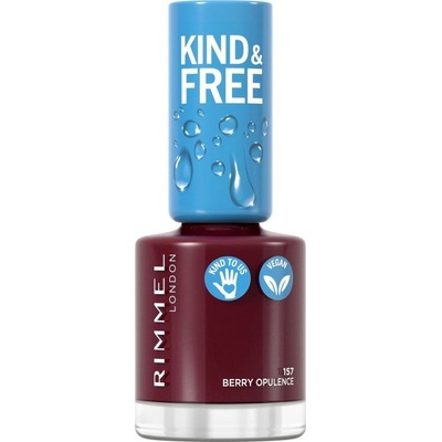Rimmel London Kind & Free lak na nechty 157 Berry Opulence 8 ml