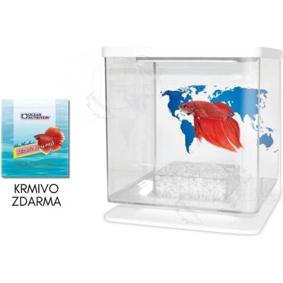 Cat-Gato akvárium betta biele 2 l