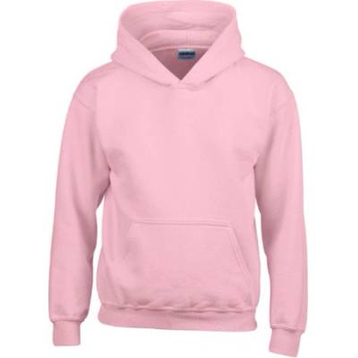 Gildan Detská mikina s kapucňou G18500K Light Pink