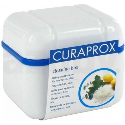 Curaprox BDC 110 nádobka na protézu modrá