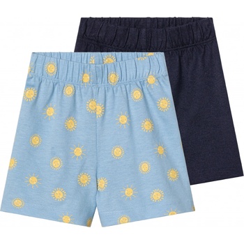 lupilu chlapecké kraťasy 2 kusy modrá / navy modrá