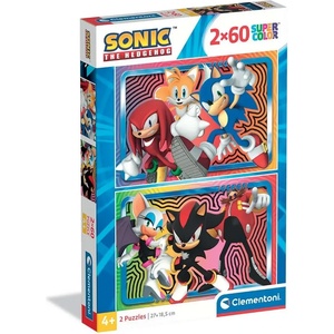Clementoni Пъзел CLEMENTONI 2x60 части Sonic - CLEMENTONI
