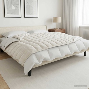 vidaXL Тежко одеяло Бяло 122 x 183 cm 5 kg 100% Памук 205T (3442955)