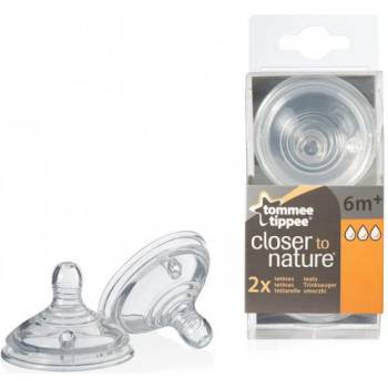 Tommee Tippee Комплект биберони Tommee Tippee - Easi Vent, 3 капки, 2 броя (TT.0006)