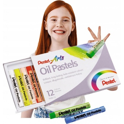 Pentel Artist Olejové pastely 12 ks
