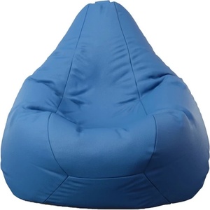 Pufrelax Пуф круша, 220л. , Nirvana Hobbit - Blue, Еко кожа, Пълнеж от Полистиролни перли (PUF-G-NH-ML-BLU)