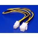 PremiumCord kabel napájecí prodluž. P4(4piny) 34cm, KN-17