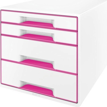 Leitz WOW Cube 5213 box so zásuvkami 4 x DIN A4 zásuviek: 4 biela 5213-20-23