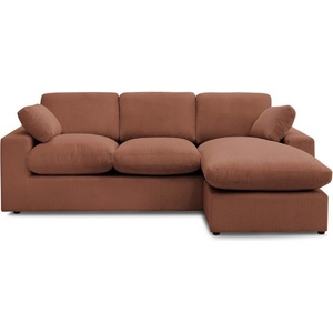Bobochic Оранжев ъглов диван от рипсено кадифе Belair - Bobochic Paris (WT-HILL-N--U3-W_2 P1237)