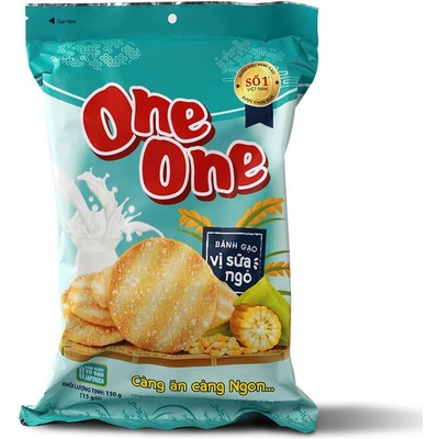 One one Ryžové krekry príchuť kukurice s mliekom 149 g