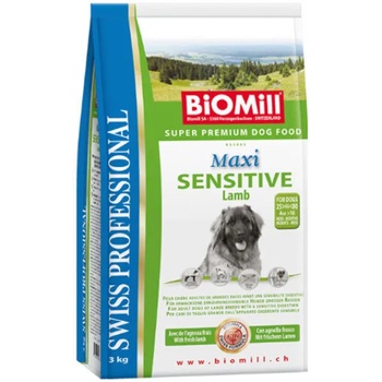 Biomill Swiss Professional Maxi Sensitive lamb & rice 12 kg