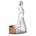 Leg Avenue Extra Long Satin Gloves 16B White